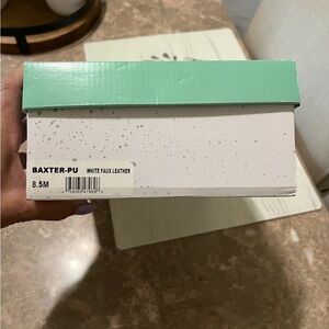 White Faux Leather Bath & Body Set